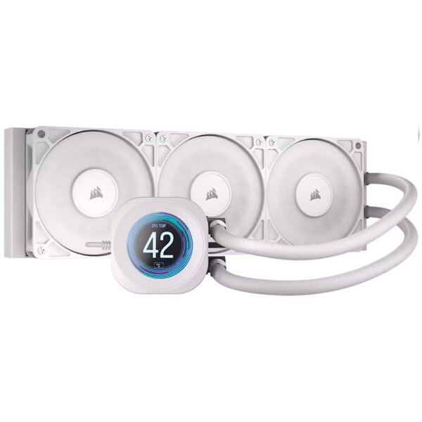 Refrigeración Líquida Corsair Nautilus 360 Rs LCD 360mm Blanco (CW-9061034-WW)