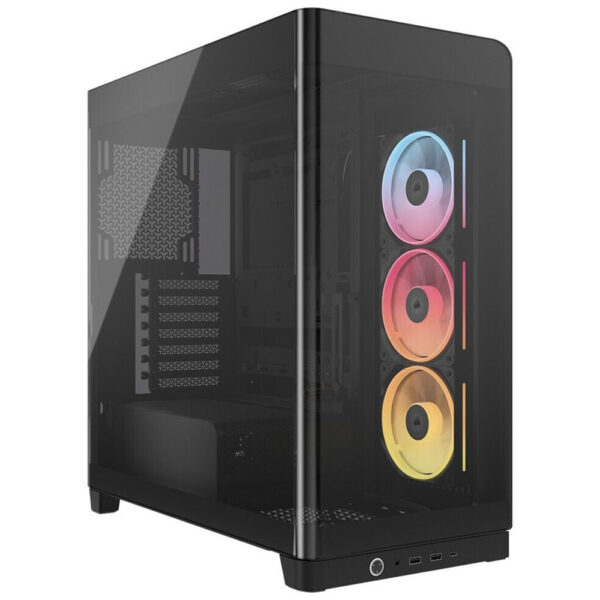 Gabinete Gamer Corsair CC-9011314-WW Frame 4500X Rs-R Mid Tower 3 Cooler ARGB Negro