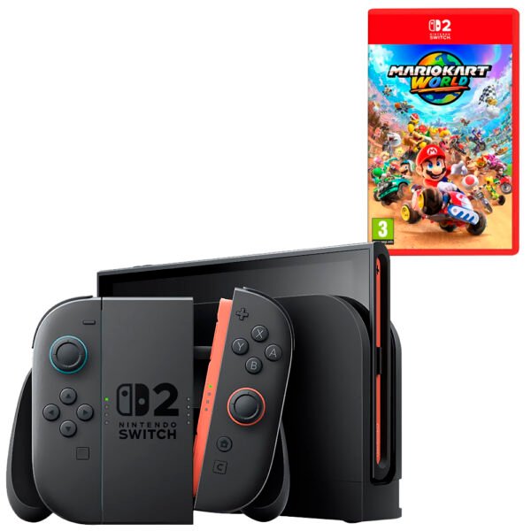 Consola Nintendo Switch 2 256GB Negro + Juego Mario Kart World (U6G) (BEE-S-KB6AA)