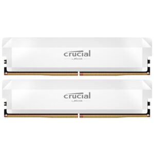 Memoria RAM Crucial Pro Series DDR5 32GB 6400MHz Blanco (CP2K16G64C38U5W)