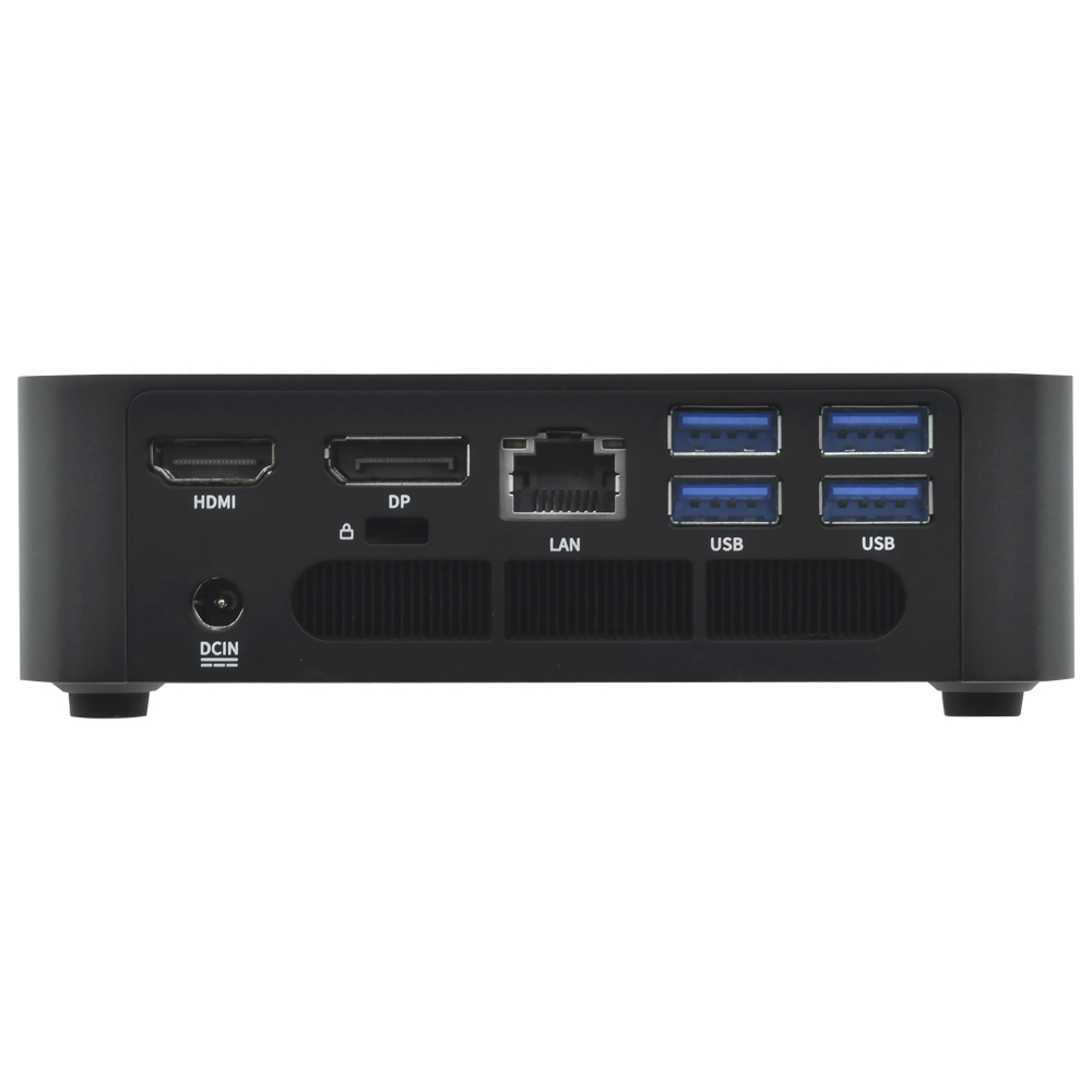 Mini PC Macrovip nanoBOX K1 Intel Core i3 1215U de 1.2GHz 8GB de RAM 512GB SSD Win11Pro Negro + Monitor 22" Teclado Mouse