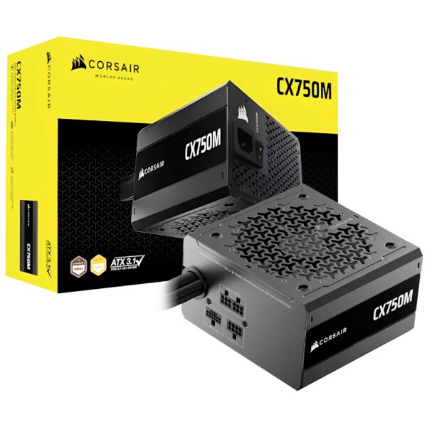 Fuente de Alimentación Corsair CX750M 750W ATX Semi Modular Cybenetics Bronze CP 9020311 BR