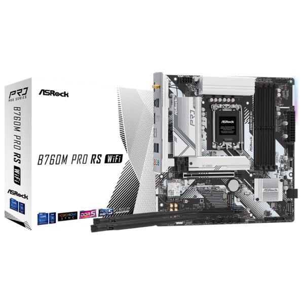 Placa Madre ASROCK B760M Pro Rs WI-FI Socket LGA 1700 DDR5