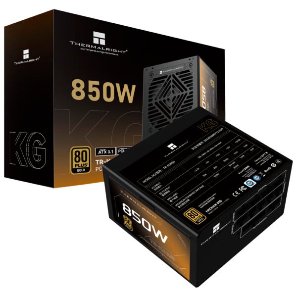 Fuente de Alimentación Thermalright TR-KG850 850W ATX 3.1 Modular 80 Plus Gold