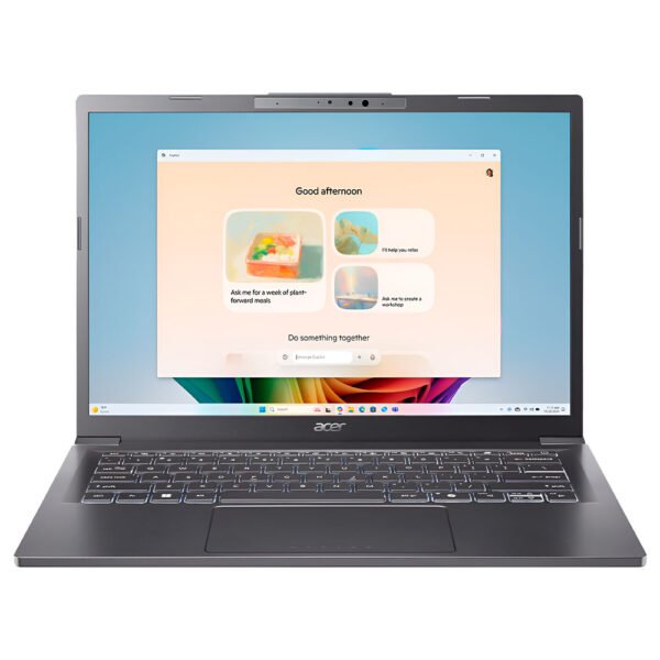 Notebook Acer Aspire 14 AI A14-52MT-94H5 Intel Core Ultra 9 288V Pantalla Touch WUXGA 14" 32GB RAM 1Tb SSD Windows 11 Home - Steel Gris (Inglés)