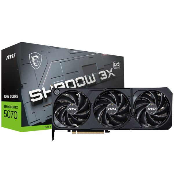 Tarjeta Gráfica MSI Shadow 3X OC 12 GB GeForce RTX 5070 GDDR7-912-V532-232