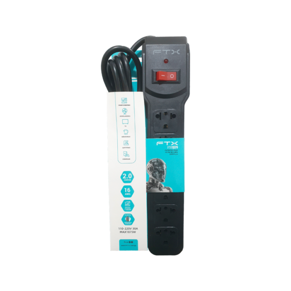 Filtro De Linea (Zapatilla) FTX FTX1079 Negro