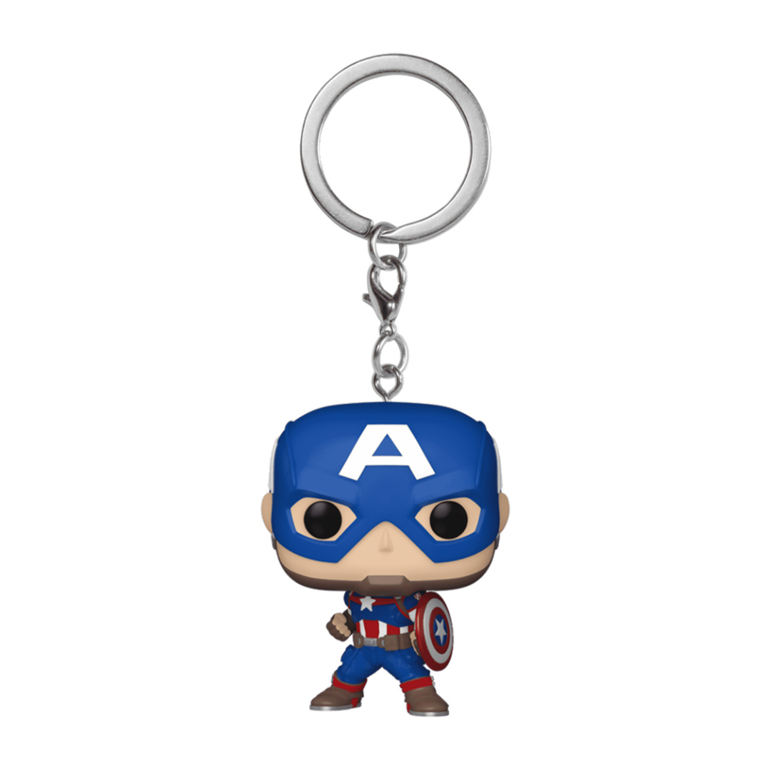 Llavero Funko Pocket Pop Keychain Marvel New Classics - Capitan America (82492)