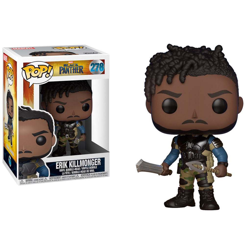 Funko Pop Marvel Black Panther - Erik Killmonger 278