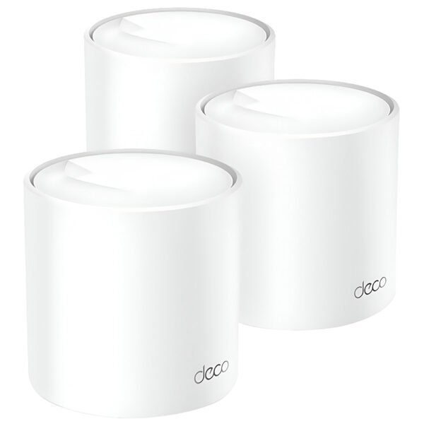Router TP-LINK Deco X60 Whole Home Mesh WI-FI AX5400 Doble Banda 2.4GHZ 5GHZ - BLANCO (KIT CON 3)