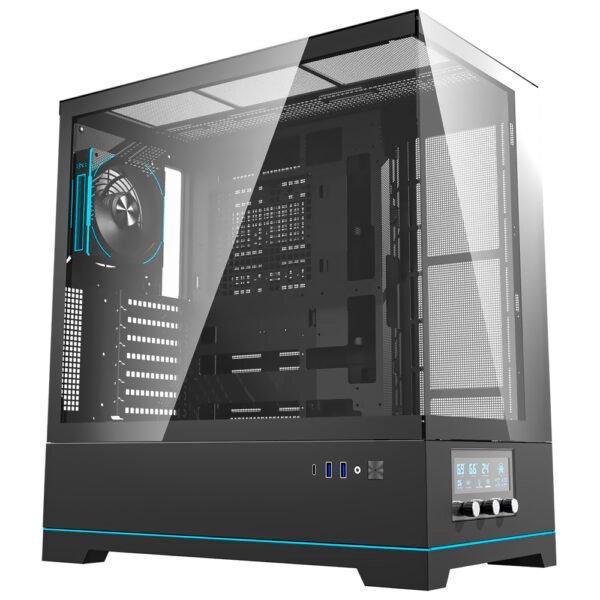 Gabinete Gamer darkFlash DY451 Pro Dy Series Land ATX Negro