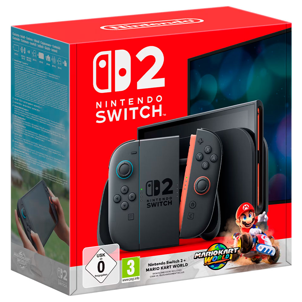 Consola Nintendo Switch 2 256GB Negro + Juego Mario Kart World (E6G) (BEE-S-KB6LA)