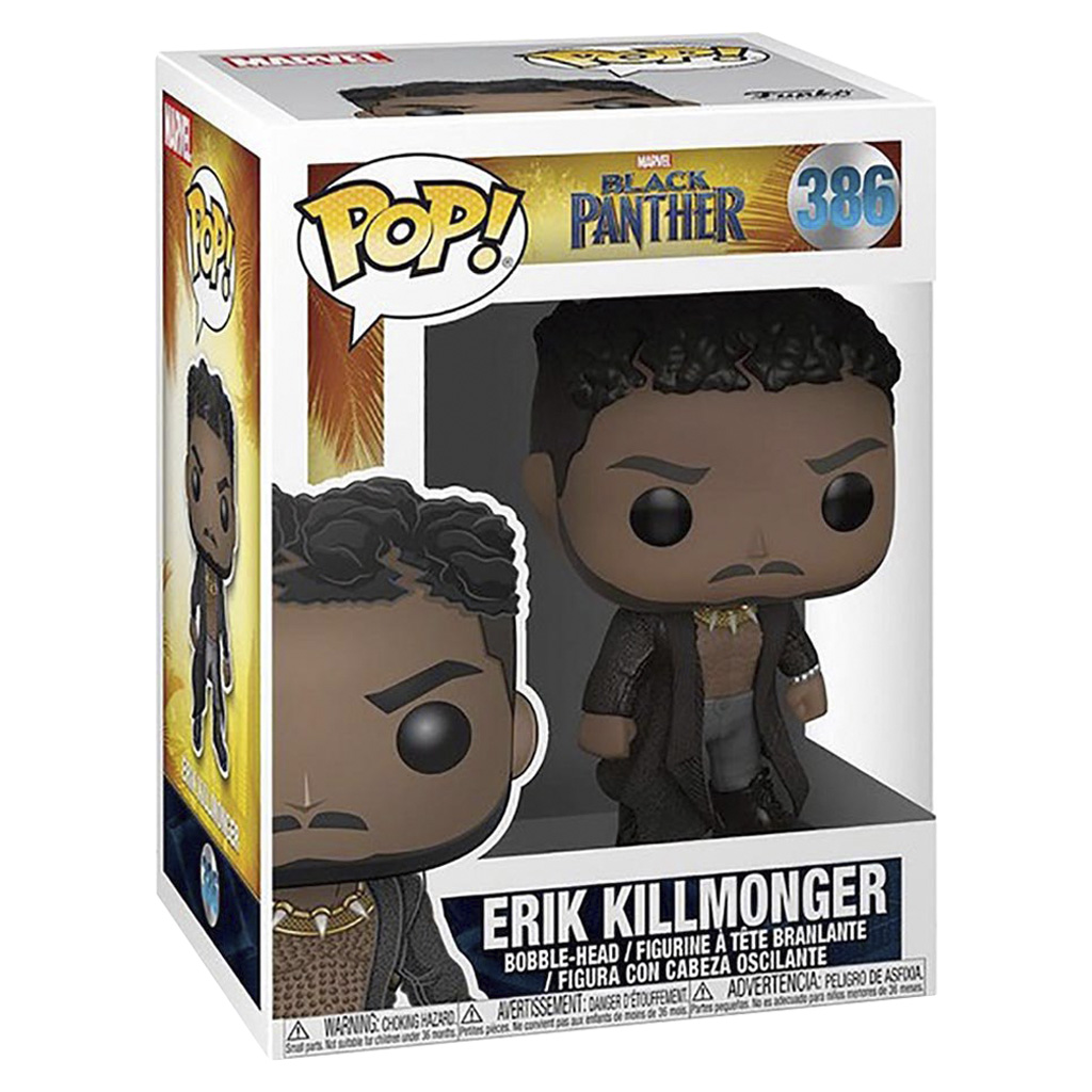 Funko Pop Marvel Black Panther - Erik Killmonger 386