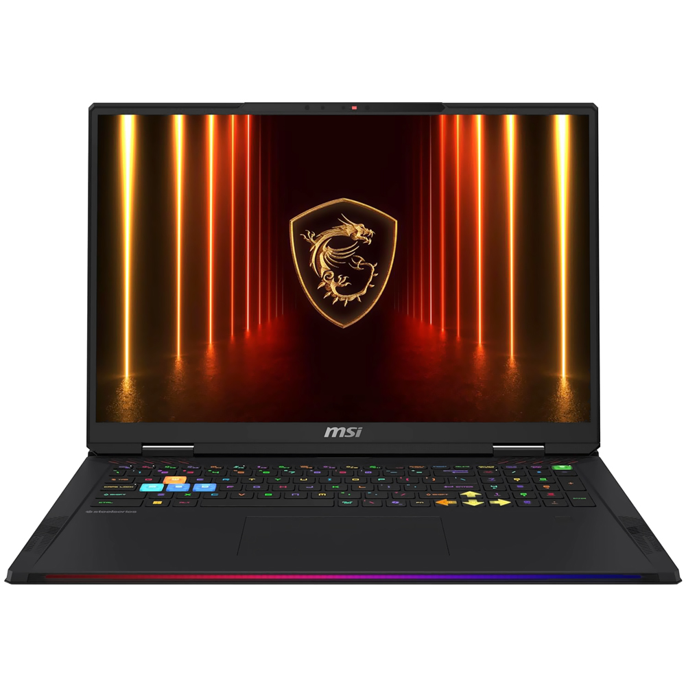 Notebook Gamer MSI Raider HX AI A2XWJG-416US Intel Core Ultra 9 285HX Pantalla QHD+ 18" 64GB de RAM 2TB SSD Win11Home GeForce RTX5090 24GB