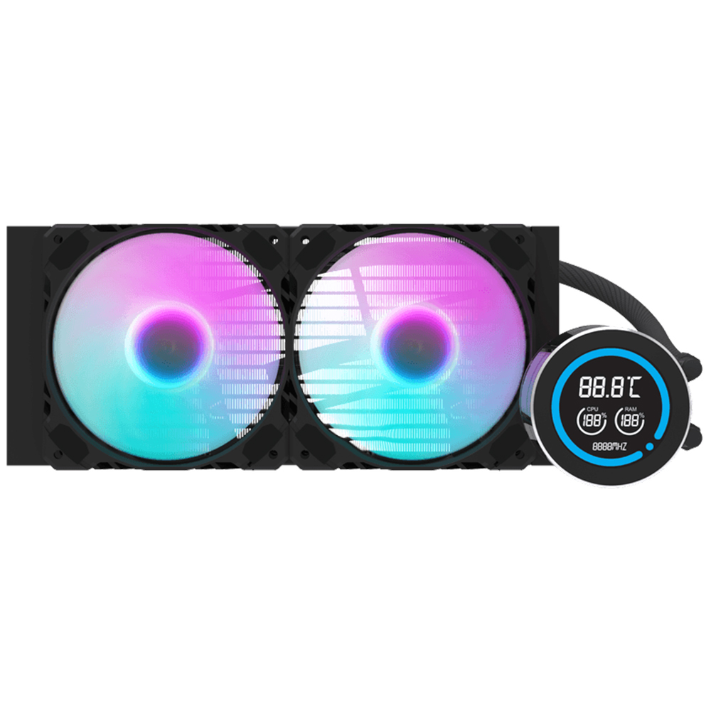 Refrigeración Liquida DarkFlash Nebula DN2400 240MM ARGB - Negro