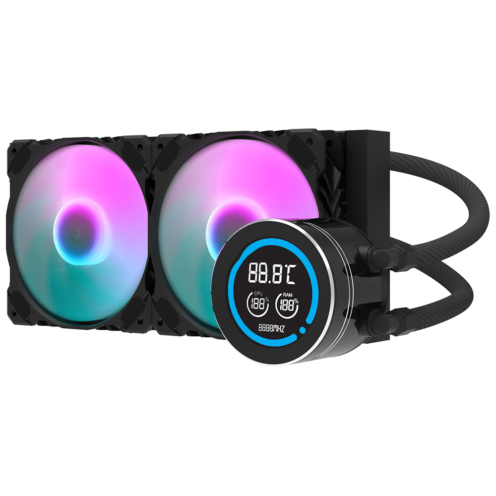 Refrigeración Liquida DarkFlash Nebula DN2400 240MM ARGB - Negro