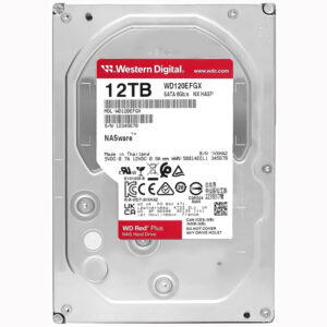 HDD Western Digital 12TB WD Red Plus Nas 3.5" SATA 3 7200RPM WD120EFGX