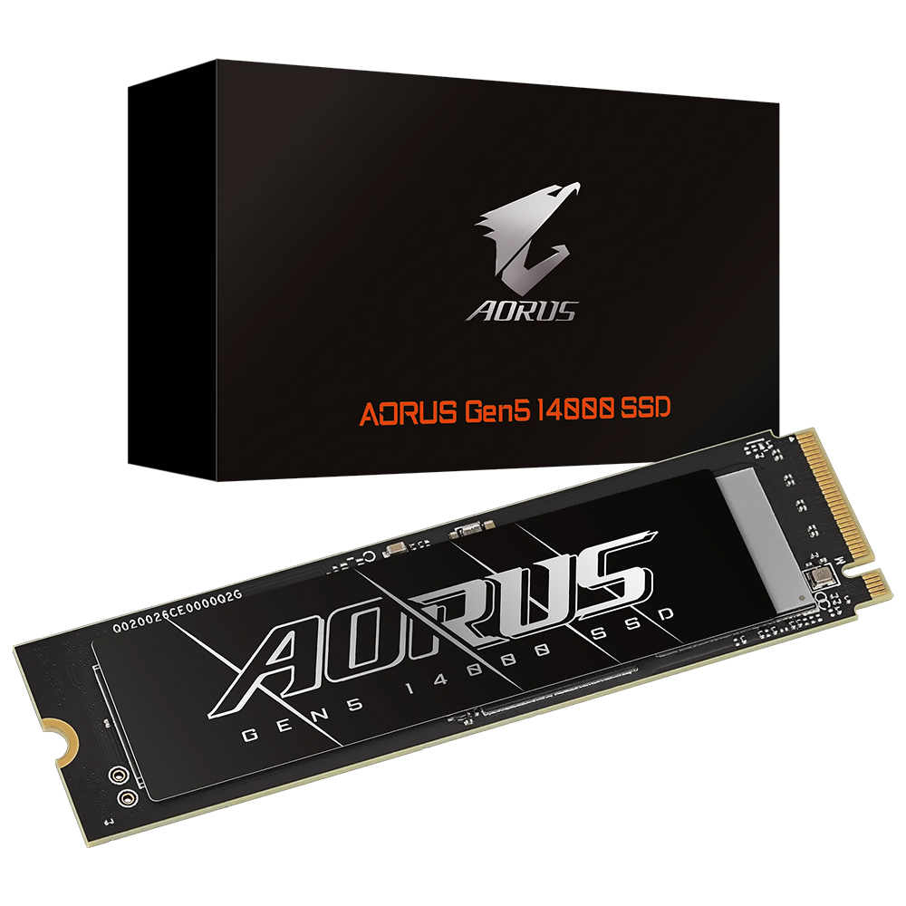 SSD Gigabyte M.2 2TB AORUS Gen5 14000 NVMe - AG514K2TB