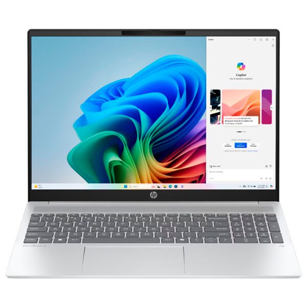 Notebook HP Omnibook 5 AI 16-AG1070WM AMD Ryzen AI 7 350 Pantalla 2K 16.0" 16GB RAM 512GB SSD Windows 11-PLATA (Inglés)