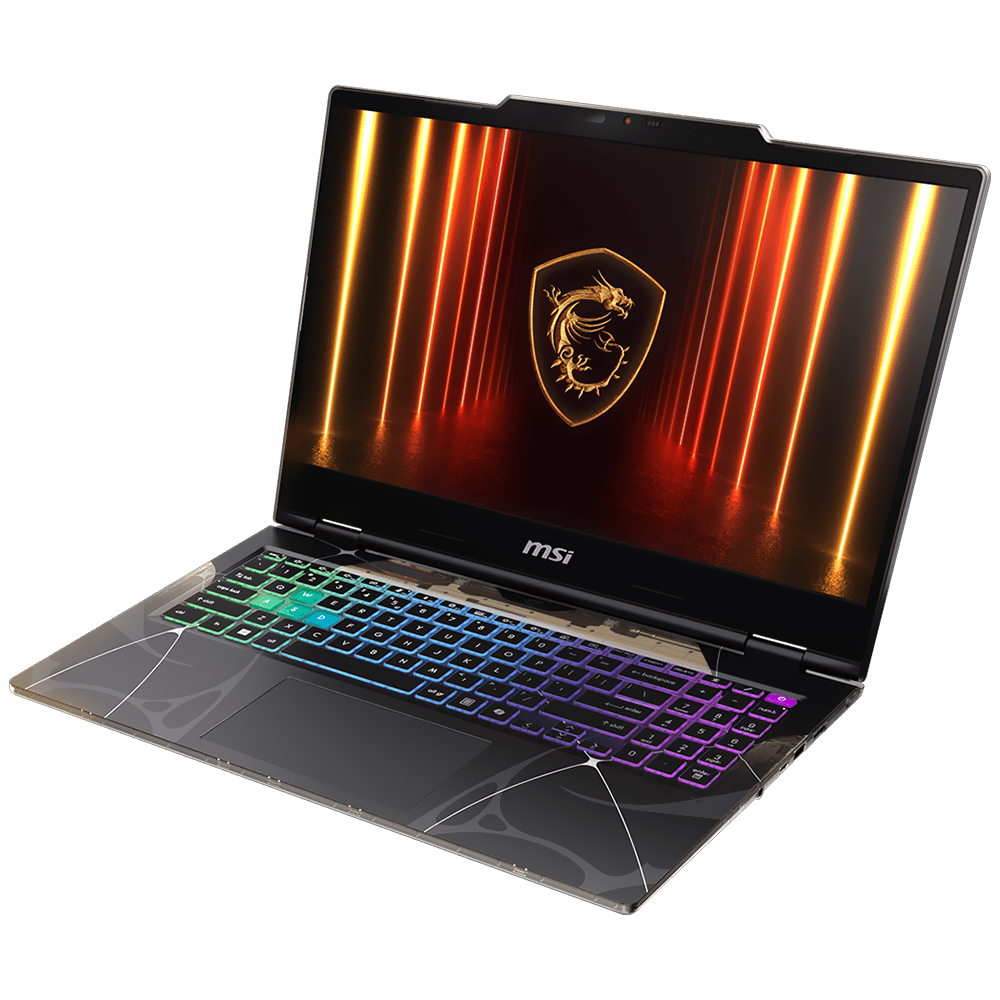 Notebook MSI GAMING CYBORG 15 B2RWFKG-071US CORE 7 240H 2.5GHZ 16GB512GB SSD15.6"FHD 144HzVGA RTX5060 8GBW11INGLES TRANSLUCENT 9S7-15Q342
