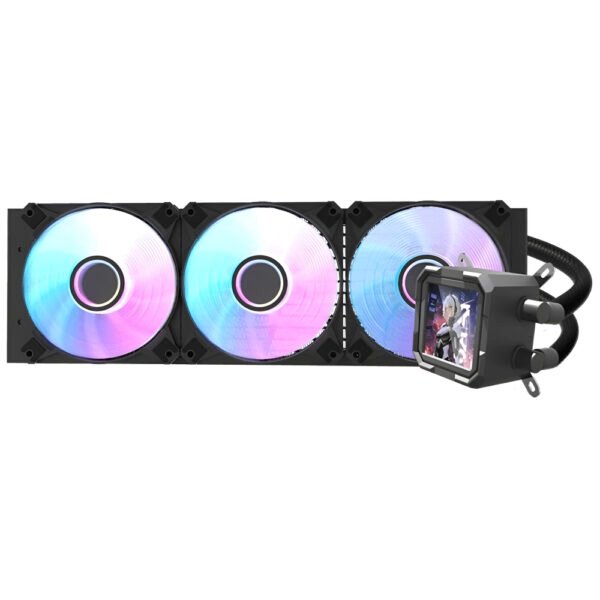 Refrigeración Liquida DarkFlash DV360S Wave Series 360MM ARGB - Blanco