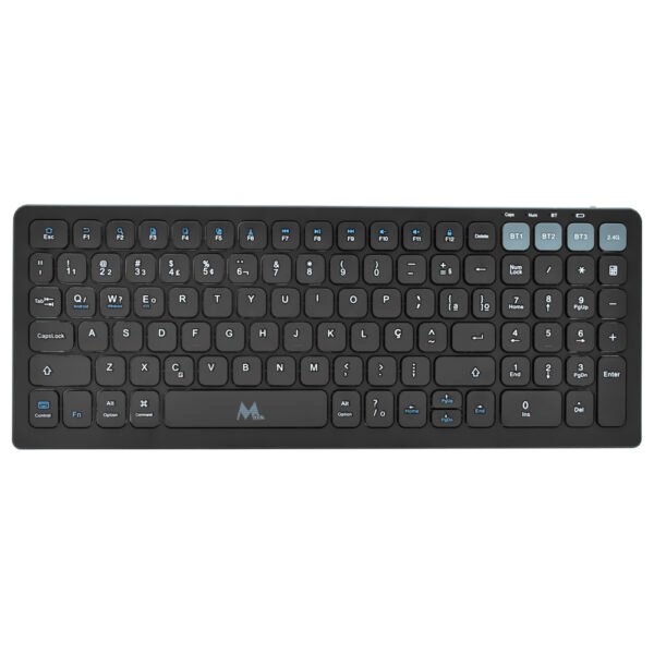 Teclado Mtek Kwb-2670B Wireless Portugués-Negro