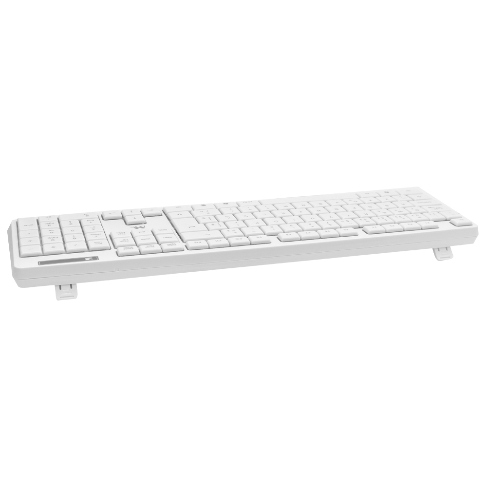 Teclado + Mouse Mtek KM-5239W Wireless Portugués Blanco
