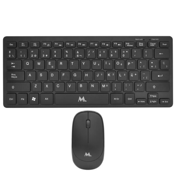Teclado+mouse Mtek Km-5276B Wireless Español-Negro