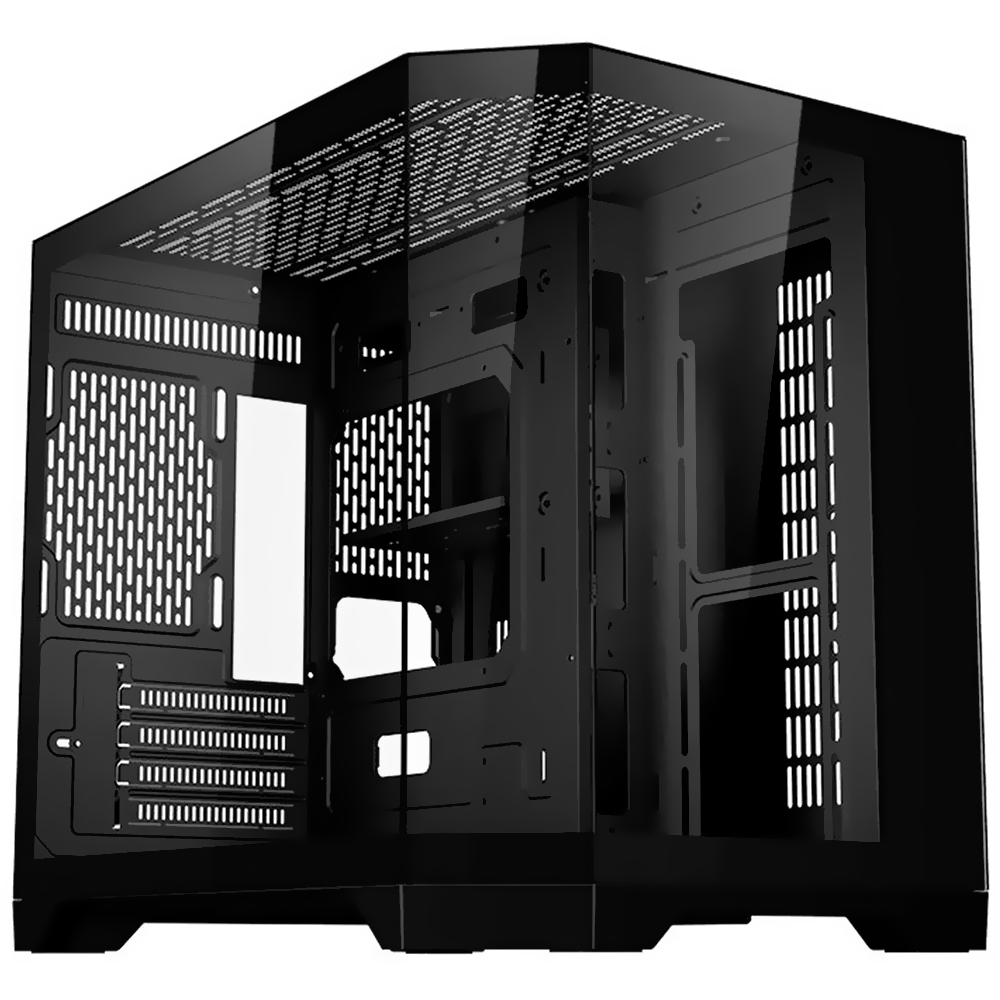 GABINETE GAMER AIGO FT418 VIDRO Negro - M-ATX ITX