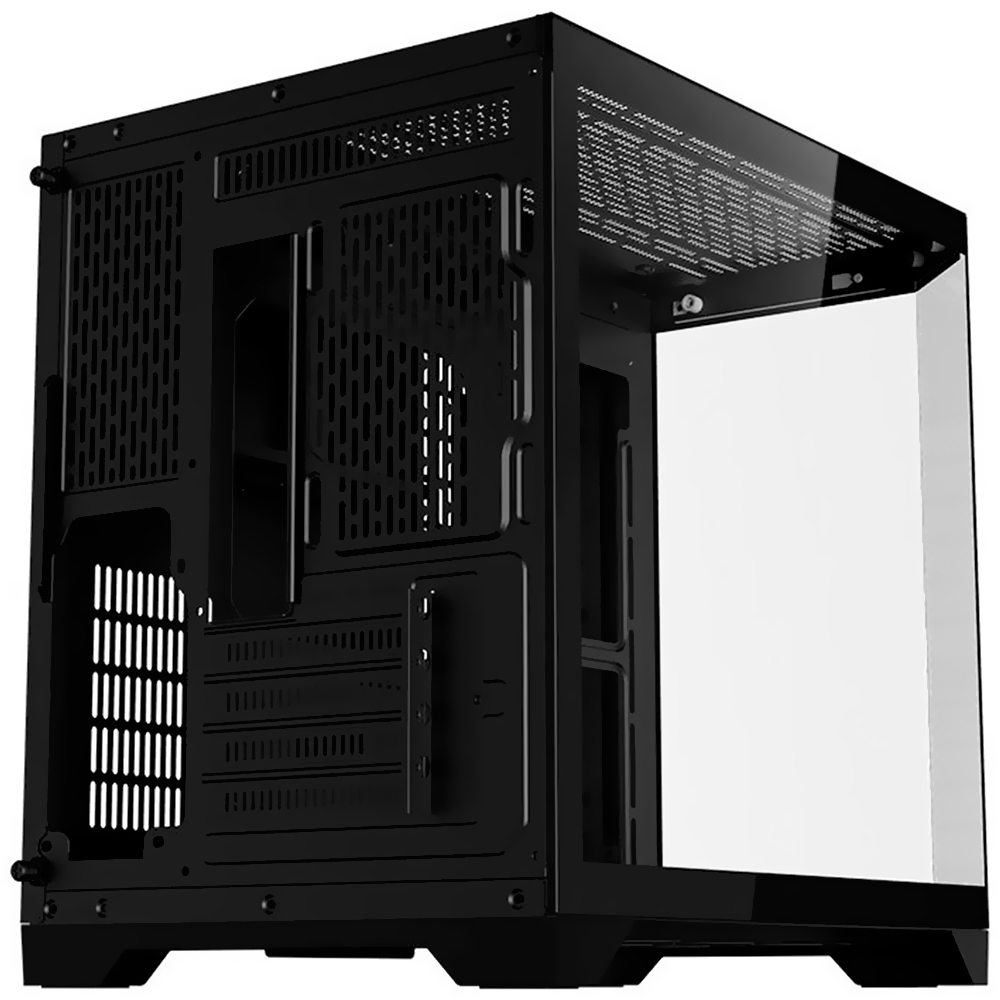 GABINETE GAMER AIGO FT418 VIDRO Negro - M-ATX ITX