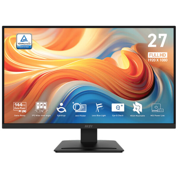 Monitor MSI PRO MP273L E14 3PE2 27" Full HD 144HZ 4MS-NEGRO