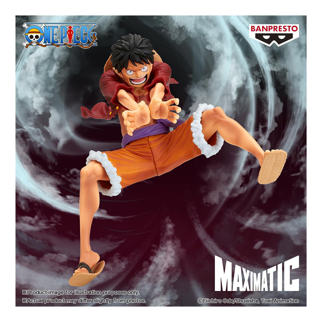 Figura Banpresto Maximatic One Piece - Monkey D. Luffy B.version (209)