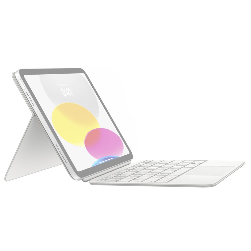 Apple Magic Keyboard Folio para iPad 10" MQDP3LL A Wireless Inglés Blanco