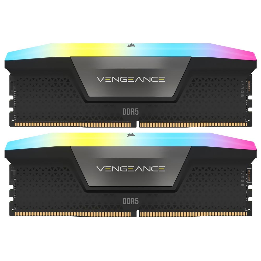 Memoria RAM Corsair Vengeance RGB DDR5 (2x16GB) 5600MHz Negro (CMH32GX5M2B5600C40K)