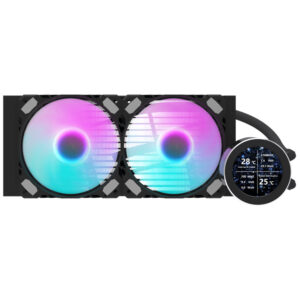 Refrigeración Liquida DarkFlash Nebula DN240S 240MM ARGB - Negro