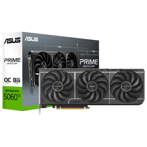Tarjeta Gráfica ASUS Prime Gtiii 8 GB GeForce RTX 5060TI GDDR7-90YV0MP1-M0NA00