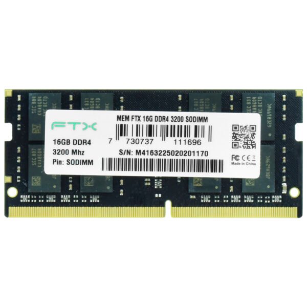 Memoria Ramoria RAM FTX DDR4 16GB 3200MHZ 111696