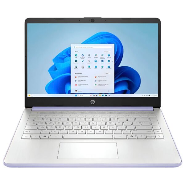 Notebook HP 14-DQ6014DX Intel Celeron N150 Pantalla HD 14.0" 4GB RAM 128GB Ufs Windows 11 Home - Morado (Inglés)