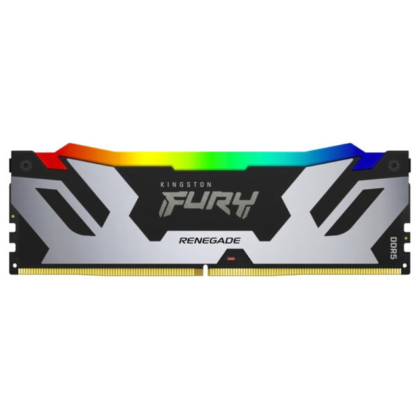Memoria RAM KINGSTON FURY Renegade DDR5 16GB 7600MHZ Rgb Negro / Plata (KF576C38RSA-16)