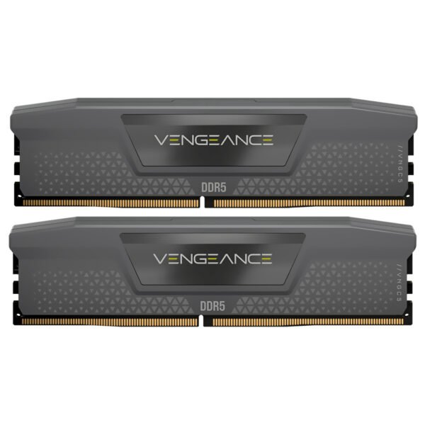 Memoria RAM CORSAIR VENGEANCE DDR5 32GB (2X16GB) 6000MHZ Negro / Gris (CMK32GX5M2B6000Z30)
