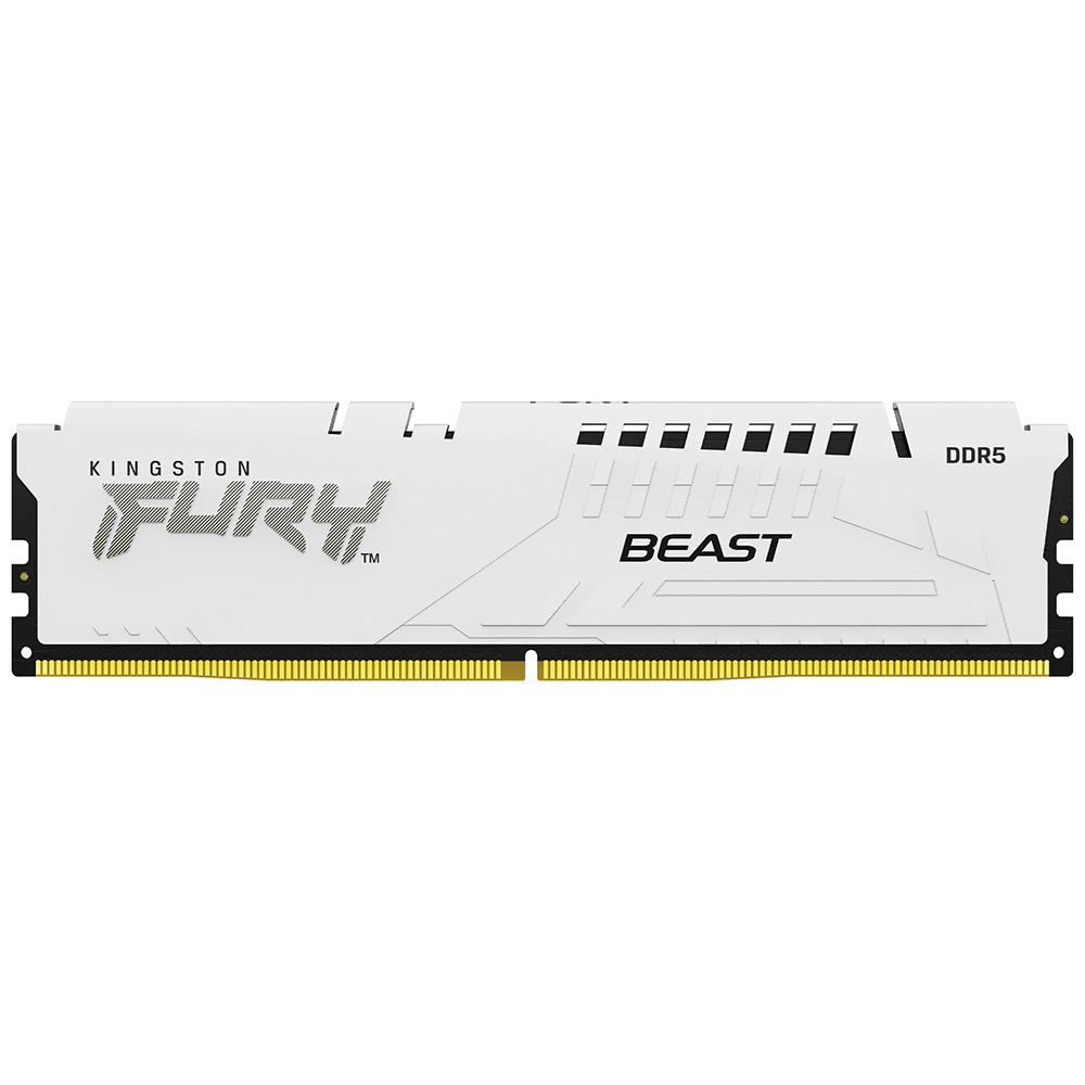 MEM DDR5 16GB 6000MHZ KINGSTON FURY BEAST BRANCO KF560C36BWE2-16