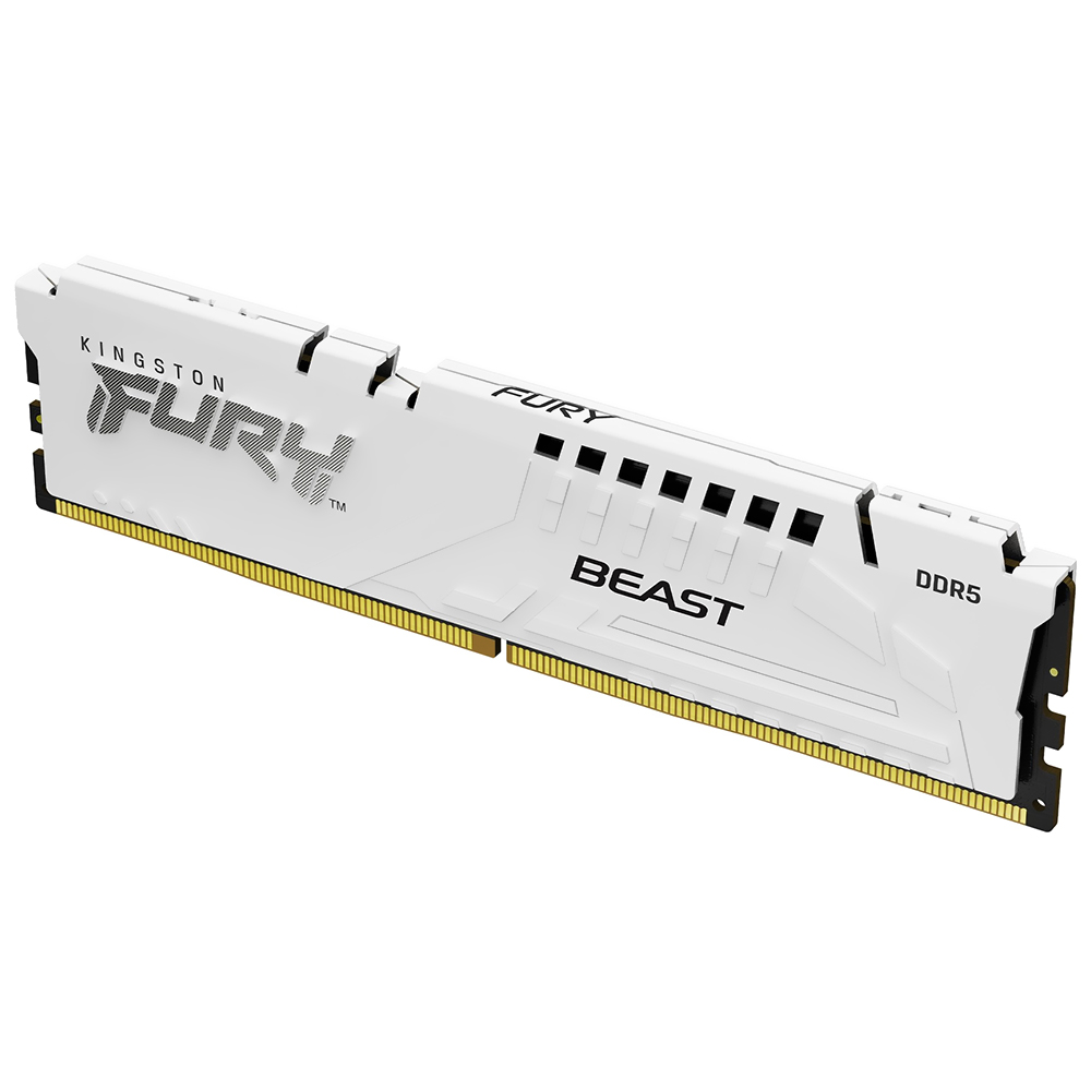 MEM DDR5 16GB 6000MHZ KINGSTON FURY BEAST BRANCO KF560C36BWE2-16