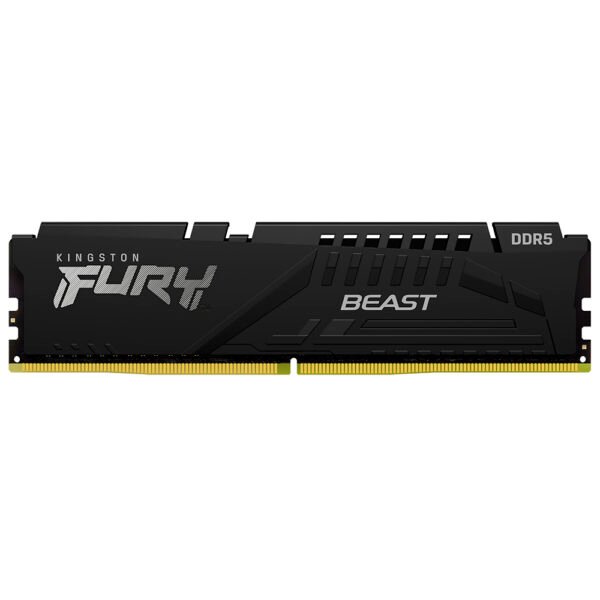 Memoria RAM KINGSTON FURY Beast DDR5 32GB 6400MHZ Negro (KF564C32BBE-32)
