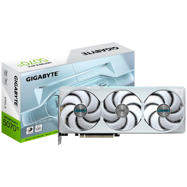 Tarjeta Gráfica GIGABYTE Eagle OC Ice Sff Wf 16 GB GeForce RTX 5070TI GDDR7-GV-N507TEAGLEOC ICE-16GD