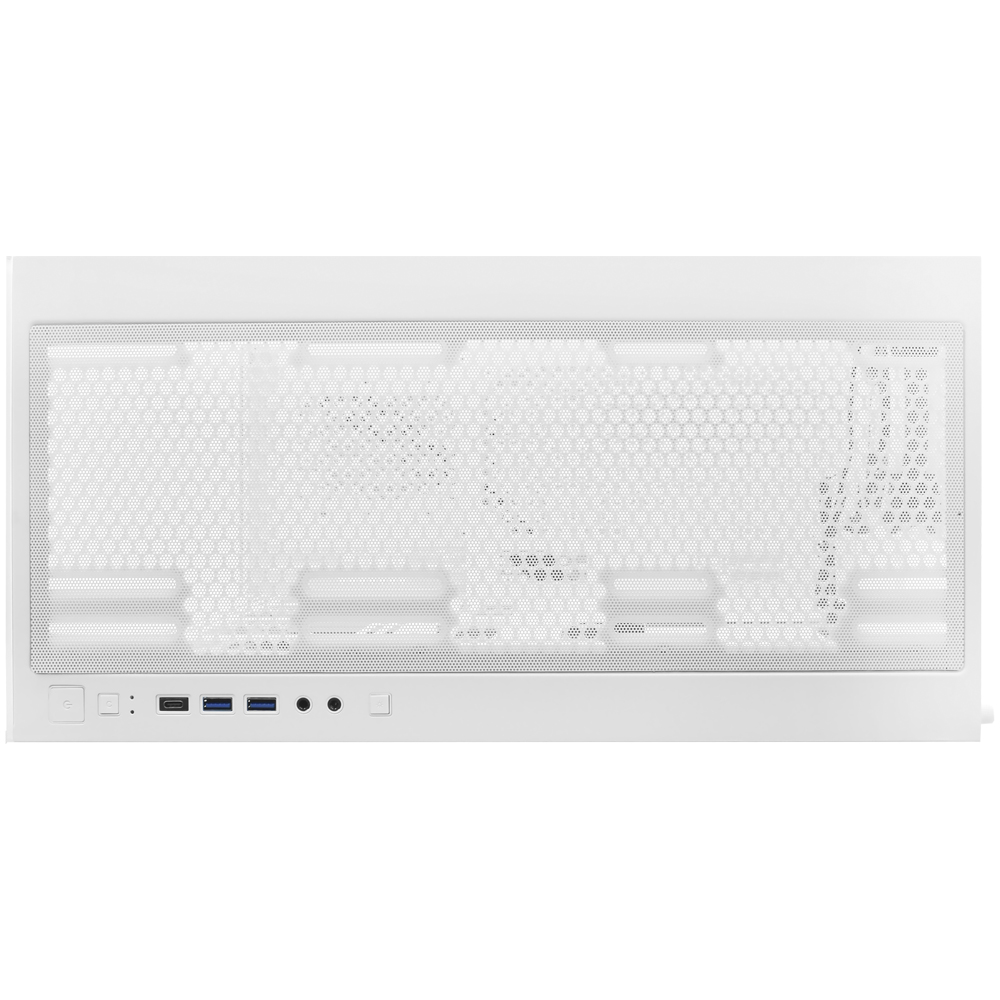 Gabinete Gamer Mtek MCG-DH80-W Mid Tower 1 Cooler RGB Blanco