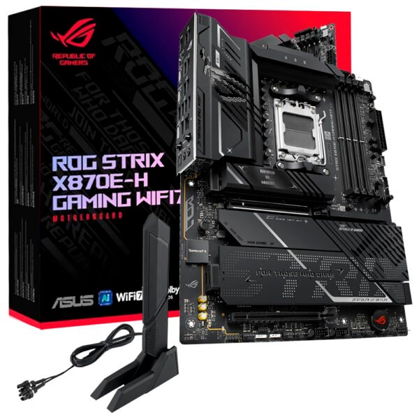 Placa Madre ASUS Rog Strix X870E-H Gaming WI-FI 7 Socket AM5 DDR5