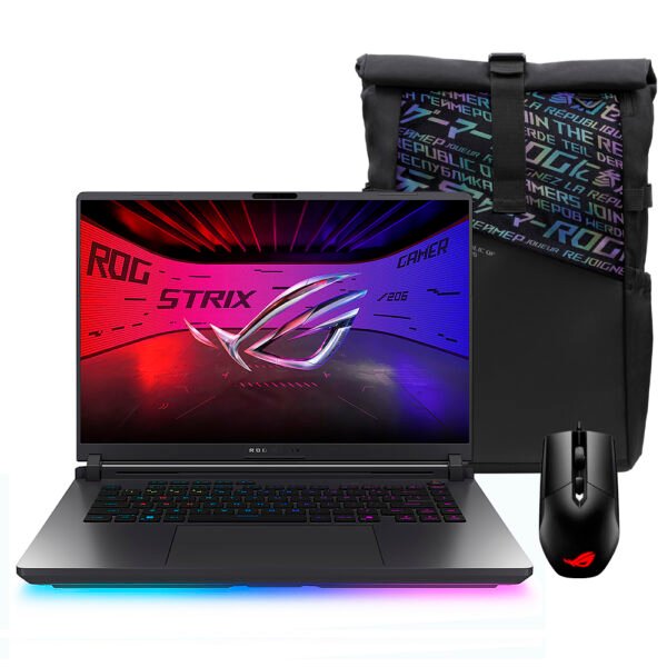 Notebook Gamer ROG Strix G16 G615LR-S5033W Intel Core Ultra 9 275HX Pantalla WQXGA 16.0" 32GB de RAM 1TB SSD Win11Home GeForce RTX5070TI 12GB(Español)