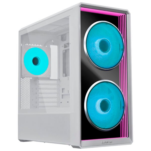 Gabinete Gamer Lian Li Lancool 217 Inf Mid Tower 3 Cooler ARGB Blanco