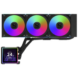 Refrigeración Liquida Lian Li GHS2LCDS36CB Hydroshift II LCD-S 360CL 360MM - Negro