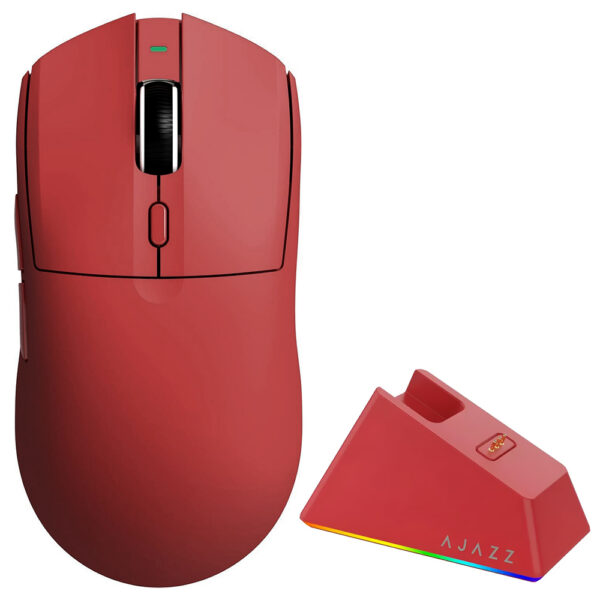 Mouse Gamer Ajazz AJ139 V2 Mc Nacodexx Wireless - Rojo (986642)